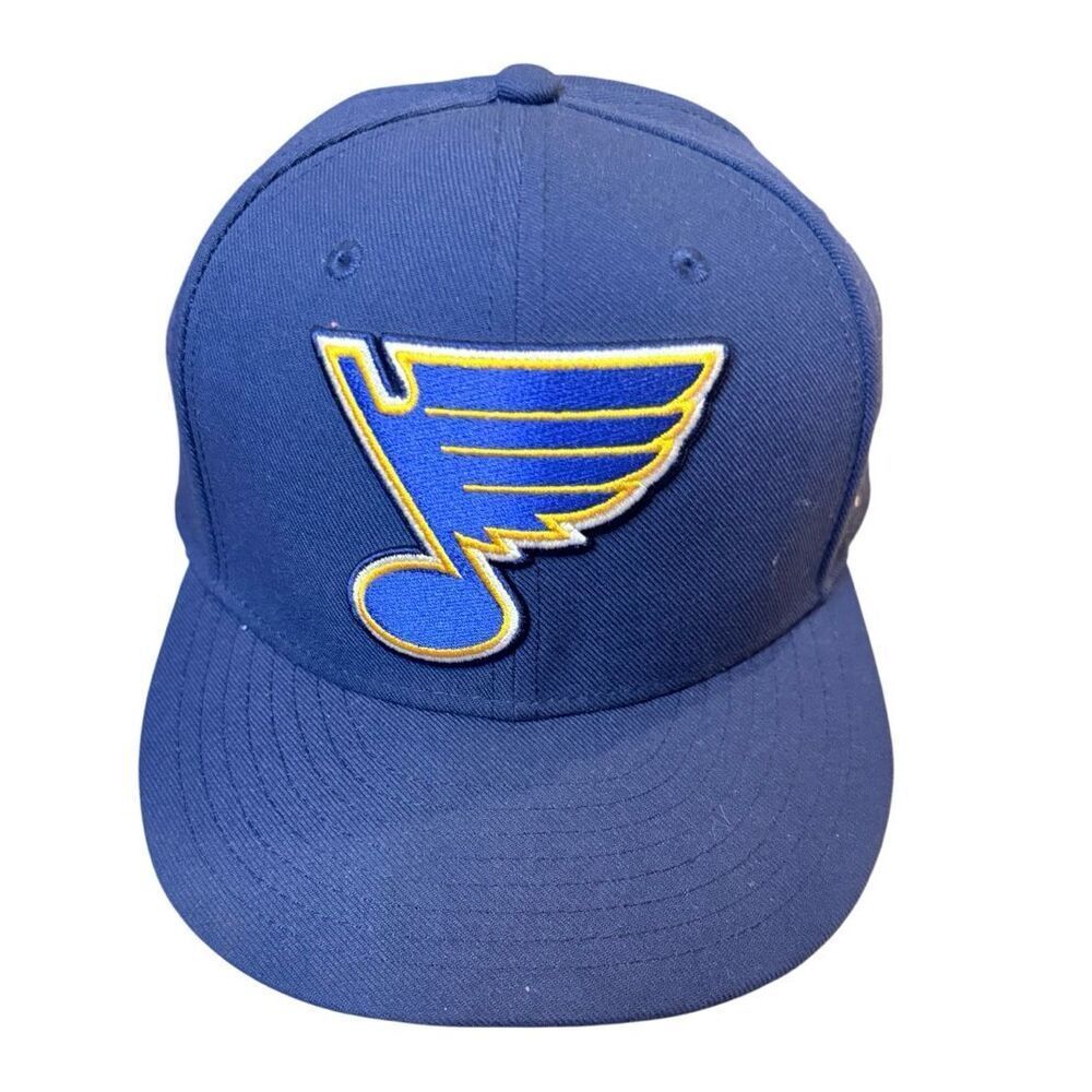 St. Louis Blues Fanatics Core Primary Logo Fitted Hat Navy Hockey